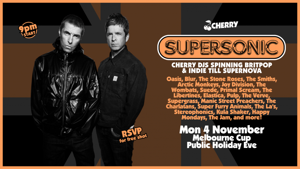 Supersonic Britpop & Indie Party!